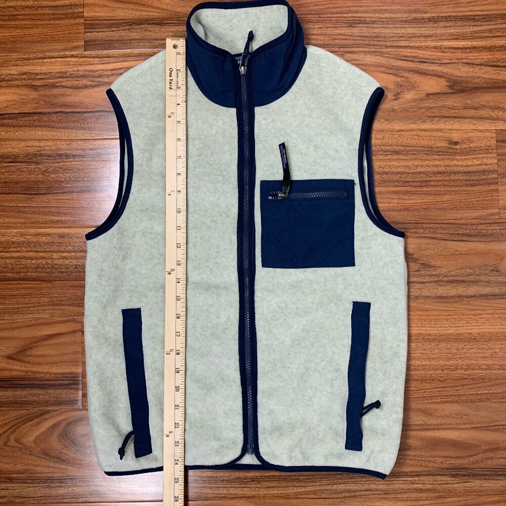 Patagonia Men's Synchilla Vest Oatmeal Heather XS - Picture 6 of 8